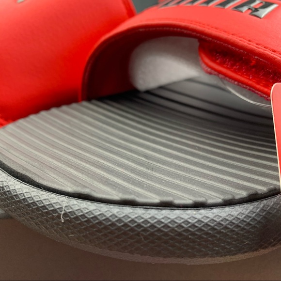 Puma Cool Cat Velcro Red Men’s Slides - Picture 5 of 10